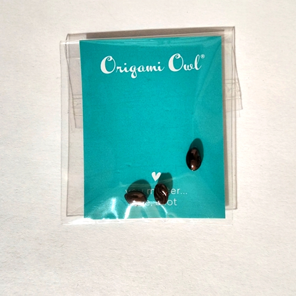 Origami Owl Coffee Lovers Beans Charm Set of 3